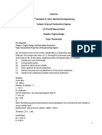 Numerical On Engine Design