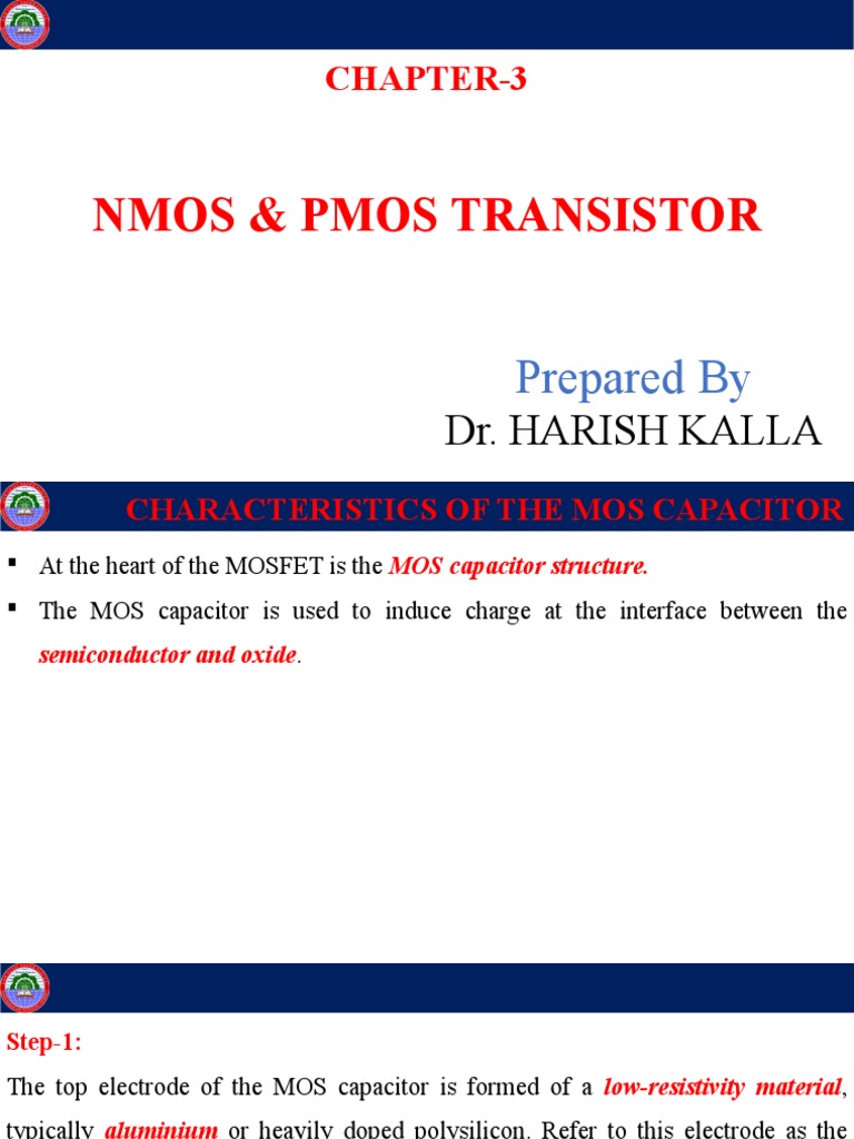 NMOS Transistor Operation Explained | PDF | Mosfet | Field Effect ...
