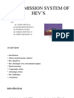Transmission System of Hev's