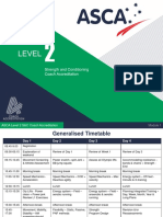 ASCA Level 2 S&C Coach Accreditation