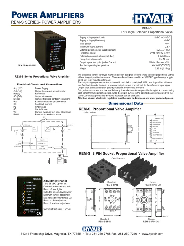 Ower Mplifiers RemS SeriesPower Amplifiers PDF Amplifier