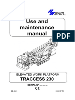User Manual For T230 Tracked Access Platform