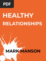 Healthy Relationships - Mark Manson