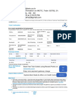 Booking Confirmation On IRCTC, Train 02733, 21-Nov-2020, SL, VKI - SC