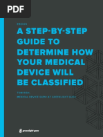 A Step-by-Step Guide To Determine How Your Medical Device Will Be Classified - GG