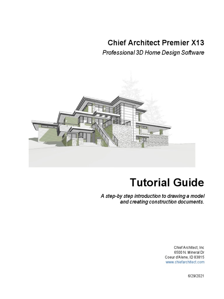 Chief Architect Current Tutorial Guide | PDF | Computer File | Wall, image size:768x1024