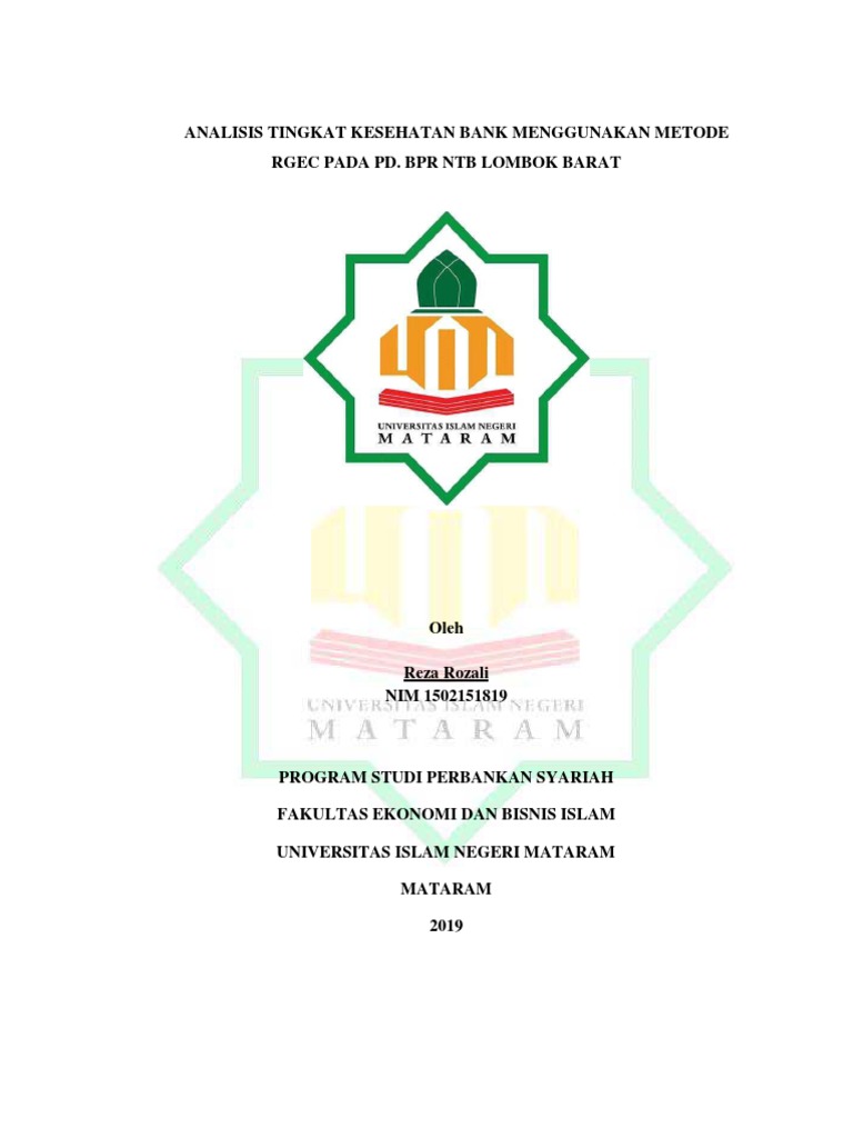 Reza Rozali 1502151819 | PDF | Bisnis | Agama & Spiritualitas