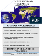 RESUMEN PROGRAMA y Alcances de La Integración