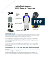 Alat Keselamatan Kerja Las Dan Pelindung Diri K3 Beserta Fungsinya Las Oaw Dan Smaw