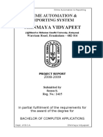 Crime Reporting System Project Report PDF Free