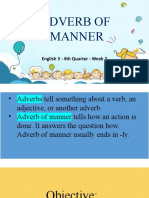 Adverb of Manner: Free Play