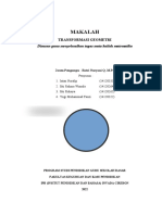 Makalah Transformasi Geometri