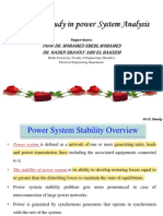 Advanced Study in Power System Analysis: Prof - Dr. Mohamed Shebl Mohamed Dr. Nader Shawky Abd El Hakeem