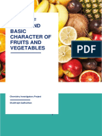 Study of Acidic and Basic Character of Fruits and Vegetables