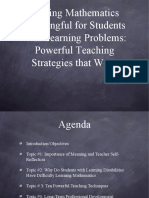 18 Making Math Meaningful For Students With Learning Problems Powerful Teaching Strategies That Work