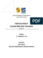 Kertas Cadangan Sukan Mini 2022