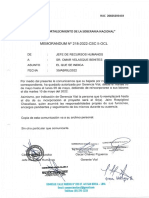 MEMORANDUM DEL PERSONAL MAYO 2022