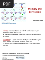 Memory and Correlation: DR Mohamed Seghier