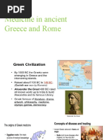 Ancient Greece Medicine PowerPoint Presentation