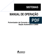 MANUAL DE OPERAÇÃO - Pulverizador de Console e Controle de Seção