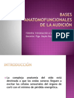 Bases Anatofunc de La Audicin Intro