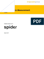 Spider System Measurement Guide EN