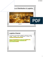 Dynamics of Distribution & Logistics