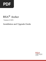 RSA Archer 6.9 SP1 Platform Installation and Upgrade Guide