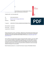 Journal Pre-Proof: Archives of Physical Medicine and Rehabilitation