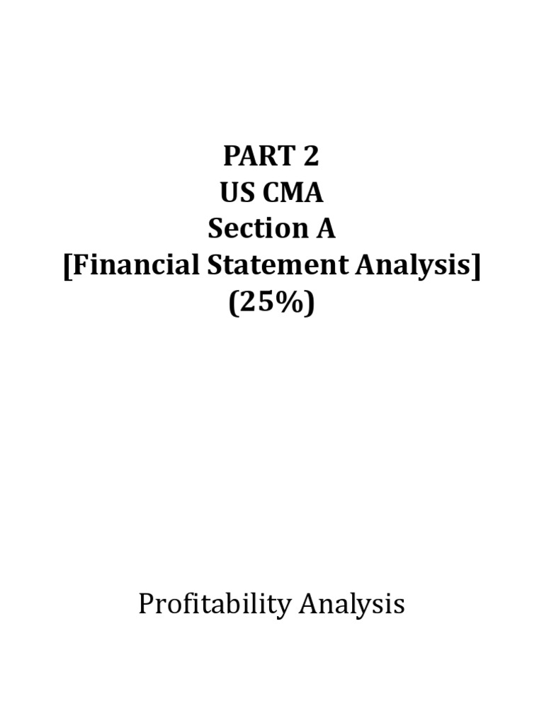 US CMA - Part 2 Terminology | PDF | Net Present Value | Internal Rate ...
