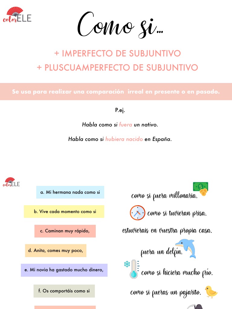 Comparaciones con Subjuntivo | PDF
