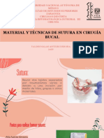 Material y Tecnicas de Sutura en Odontologia