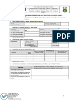 Formato para informe de actividades de profesores - RVM N 155-2021-MINEDU