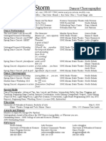 Mary Joyce Storm Dance Resume 2022 PDF