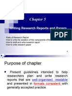 Chap 5 Thesis Report and Paper 3 Research Method and Technical Writing