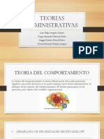 Teorias Adm. Comportamiento Organizacional