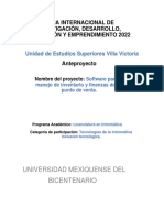 Software para El Manejo de Inventario y Finanzas de Un Punto de Venta