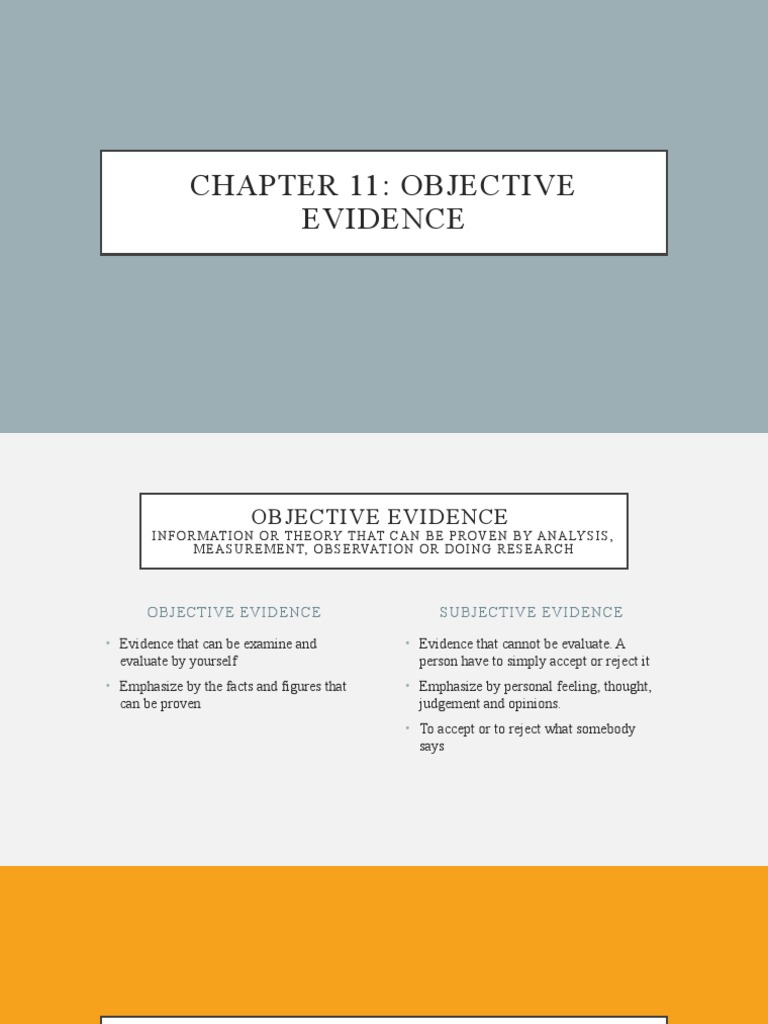 Understanding Objective Evidence | PDF | Fossil | Radioactive Decay