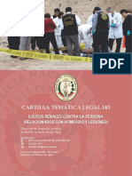 Cartilla 143 - Ilícitos Penales Contra La Persona