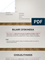 Billary Dyskinesia Cholelithiasis Cholecystitis