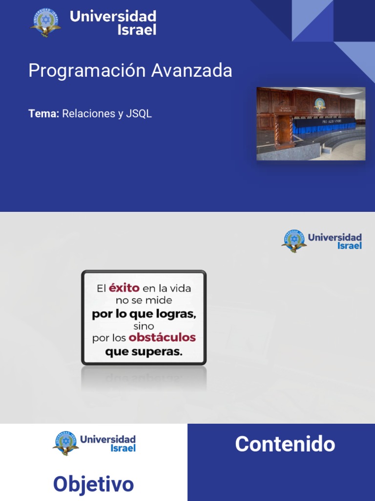 Relaciones y JSQL en Programación Avanzada | PDF | Bases de datos | SQL
