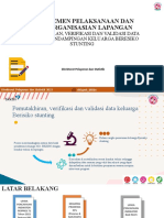 Manajmen Pelaksanaan Verivali Data Stunting