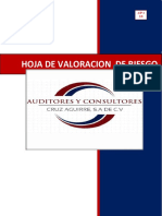 A01-Hoja de Valoracion de Riesgo de Auditoria