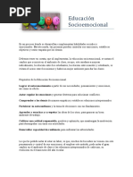 Educación Socioemocional