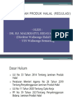 Materi 1 - Kebijakan Dan Regulasi JPH