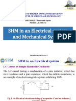 SHM in An Electrical System and Mechanical System