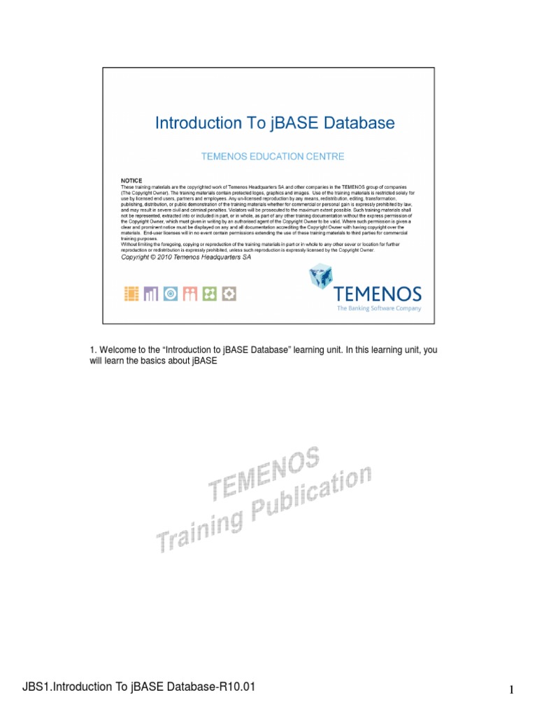Introduction to jBASE Database Basics | PDF | Library (Computing ...