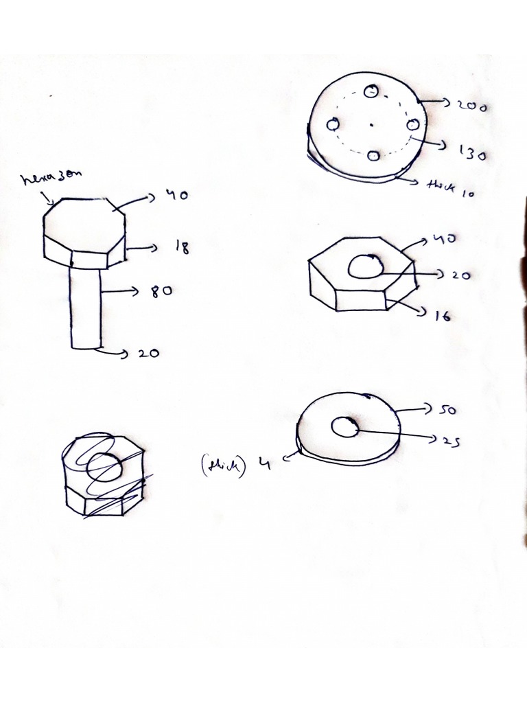 Nut and Bolt Dimensions For Design PDF