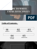 Presentation. How To Write E-Mail Effectively