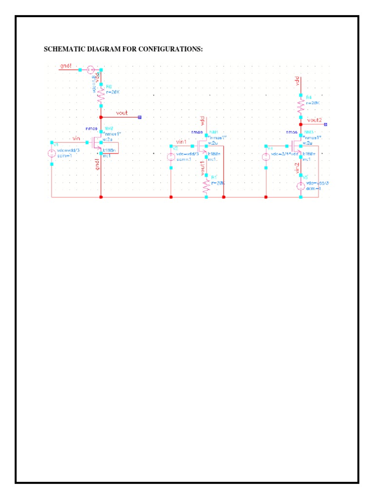Schematic Diagram For Configurations | PDF